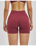 OEM Wholesale High Waist Seamless Sports Yoga Running Shorts S-XL