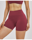 OEM Wholesale High Waist Seamless Sports Yoga Running Shorts S-XL