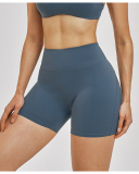 OEM Wholesale High Waist Seamless Sports Yoga Running Shorts S-XL
