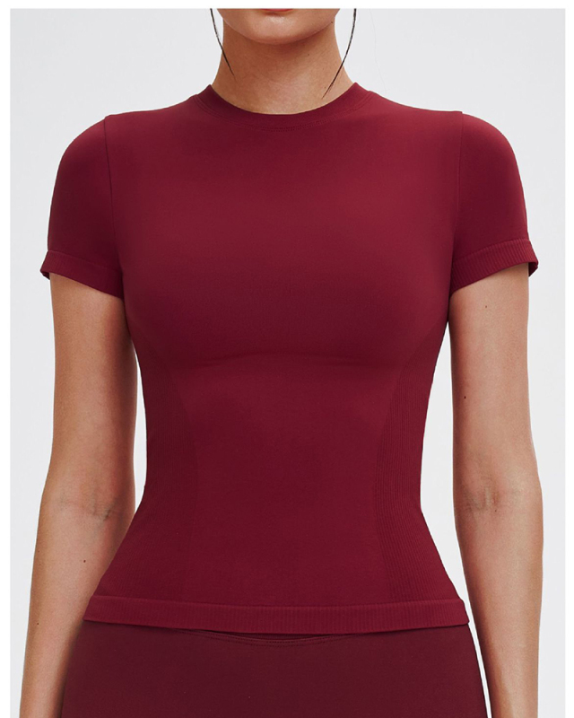Seamless Women Wholesale Short Sleeve T Shirt S-XL