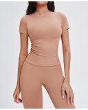 Seamless Women Wholesale Short Sleeve T Shirt S-XL