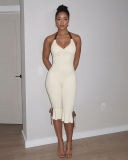 V-neck Wholesale Women Summer Jumpsuit S-L