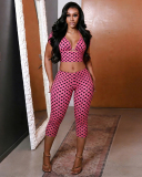3pcs Set Polka Dot Printed Summer Set S-L