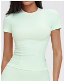 Seamless Women Wholesale Short Sleeve T Shirt S-XL