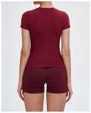 Seamless Women Wholesale Short Sleeve T Shirt S-XL