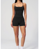 OEM Black Summer Two Piece Yoga Set S-L