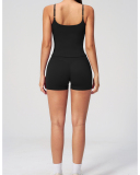 OEM Black Summer Two Piece Yoga Set S-L