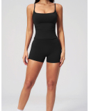OEM Black Summer Two Piece Yoga Set S-L