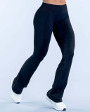 OEM Logo Printed Women Bell-Bottom Pants XS-XL