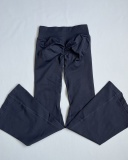 OEM Logo Printed Women Bell-Bottom Pants XS-XL