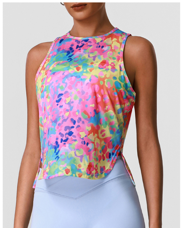 Breathable Women Summer Running Yoga Vest S-XL