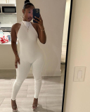 Backless Open Back Sleeveless Women Jumpsuit S-L