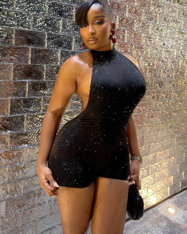 Sexy Women Summer New Backless Romper S-L