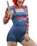 Printed Cosplay Halloween Costume S-5XL