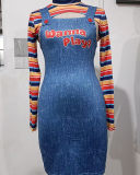 Printed Cosplay Halloween Costume S-5XL