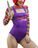 Printed Cosplay Halloween Costume S-5XL