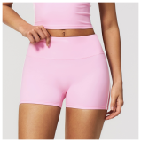OEM Logo Printed Women Summer Yoga Shorts S-XL