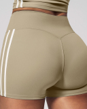 OEM Logo Printed Women Summer Yoga Shorts S-XL