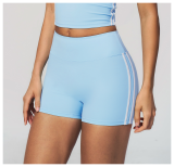 OEM Logo Printed Women Summer Yoga Shorts S-XL
