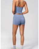OEM Printed Logo Summer Comfort Two Piece Yoga Set S-XL