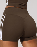 OEM Logo Printed Women Summer Yoga Shorts S-XL