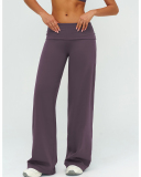 OEM Logo Printed Loose Style Women Yoga Pants S-XL