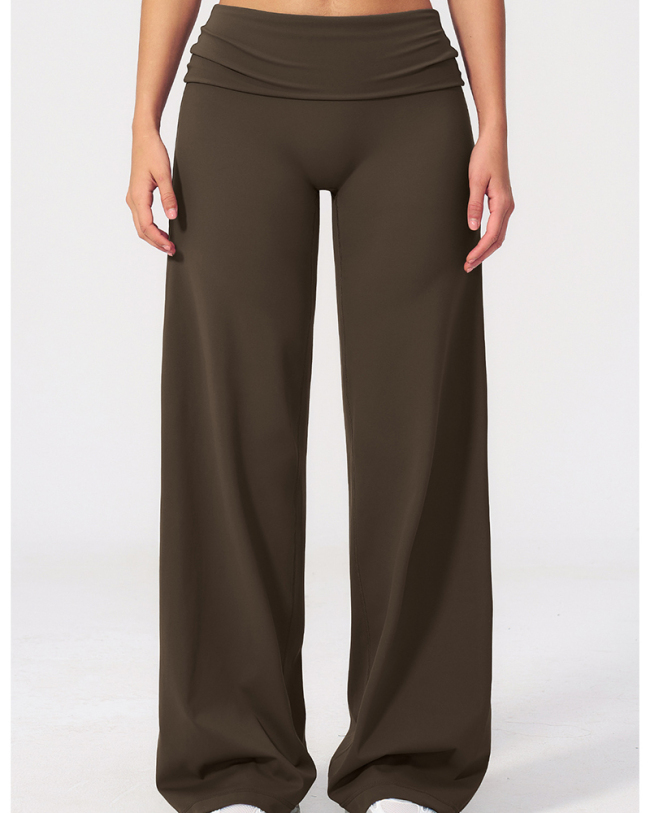 OEM Logo Printed Loose Style Women Yoga Pants S-XL