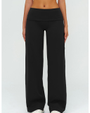 OEM Logo Printed Loose Style Women Yoga Pants S-XL
