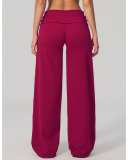 OEM Logo Printed Loose Style Women Yoga Pants S-XL