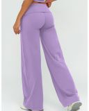 OEM Logo Printed Loose Style Women Yoga Pants S-XL