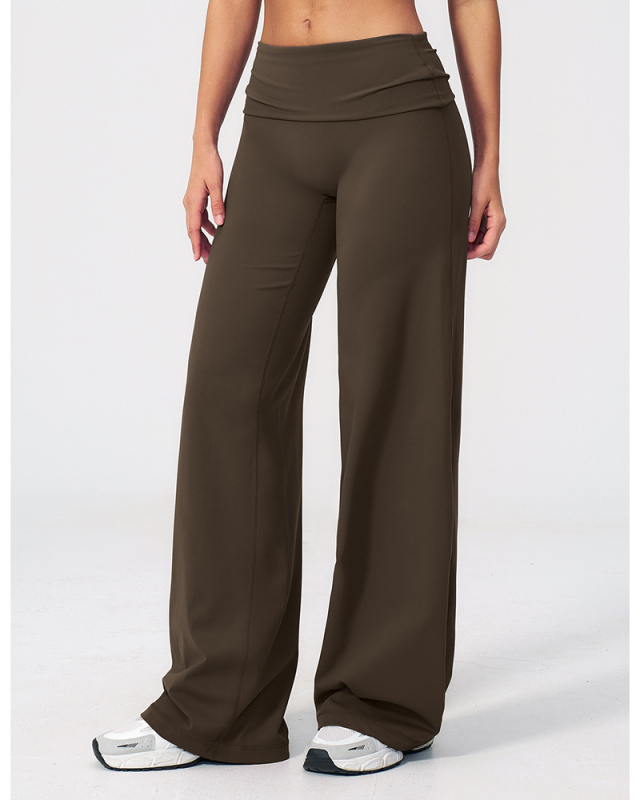 OEM Logo Printed Loose Style Women Yoga Pants S-XL