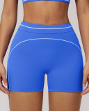 Women Logo Add Colorblock Yoga Bottom Mini Tight Shorts S-XL