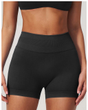 OEM Logo Women's High-Waisted Stretchy Butt-Lifting Yoga Shorts S-XL