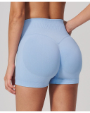 OEM Logo Women's High-Waisted Stretchy Butt-Lifting Yoga Shorts S-XL