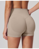 OEM Logo Women's High-Waisted Stretchy Butt-Lifting Yoga Shorts S-XL