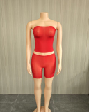 Wholesale Mesh Women Summer Short Set One size