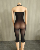 Wholesale Summer See Through Hot Jumpsuit One size