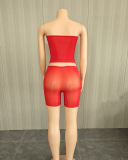 Wholesale Mesh Women Summer Short Set One size