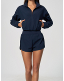 OEM Logo Women Long Sleeve Breathable Yoga Coat S-XL