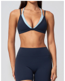 OEM Logo Printed New Style Wholesale Yoga Bra Short Two Piece Set S-XL