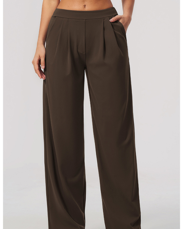 OEM Logo Printed Loose Running Sporty Yoga Long Pants S-XL