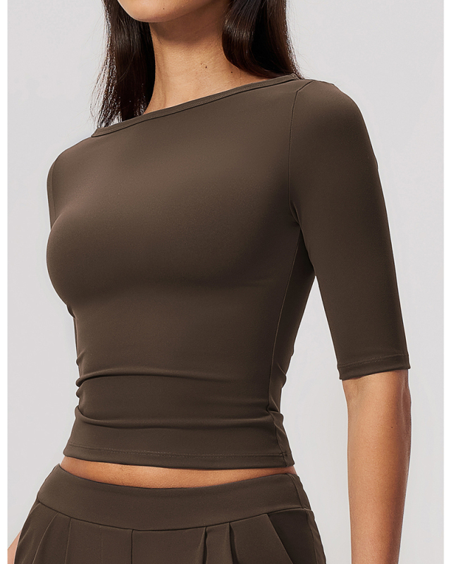 OEM Logo Printed Wholesale Mid-Sleeve Women T Shirt S-XL