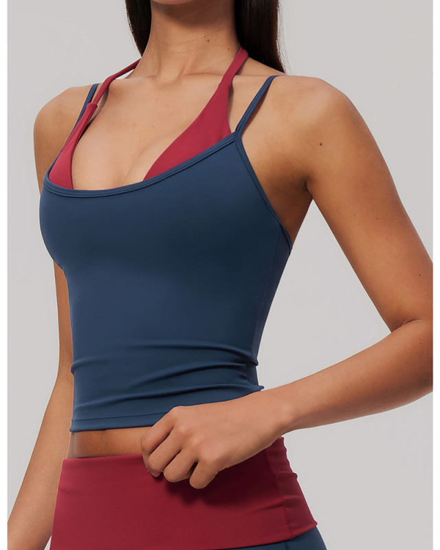OEM Logo Printed Wholesale Multi Strap Women Vest S-XL