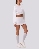 OEM Logo Printed Long Sleeve Short Jacket Coat S-XL