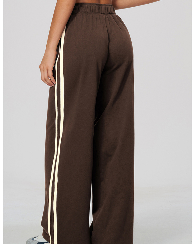OEM Logo Printed Winter Wide Leg Yoga Pant  S-XL