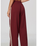 OEM Logo Printed Winter Wide Leg Yoga Pant  S-XL