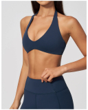 OEM Logo Printed V-neck New Yoga Bra S-XL