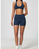 OEM Logo Printed V-neck New Yoga Bra S-XL