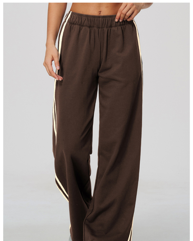 OEM Logo Printed Winter Wide Leg Yoga Pant  S-XL