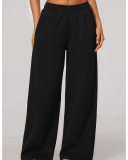 OEM Logo Printed Wholesale Loose Wide Leg Yoga Pants S-XL
